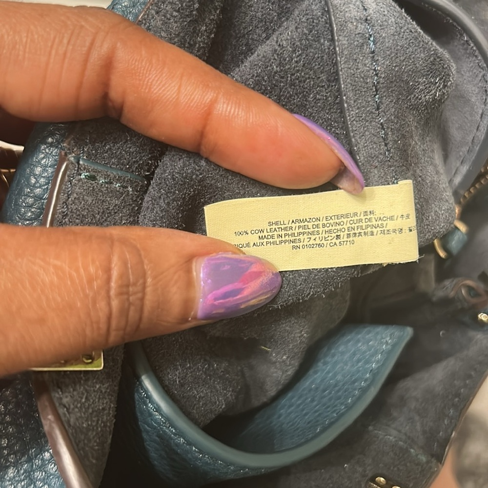 Kate Spade Green Satchel with Textured Leather Finish.send offers - Picture 13 of 14